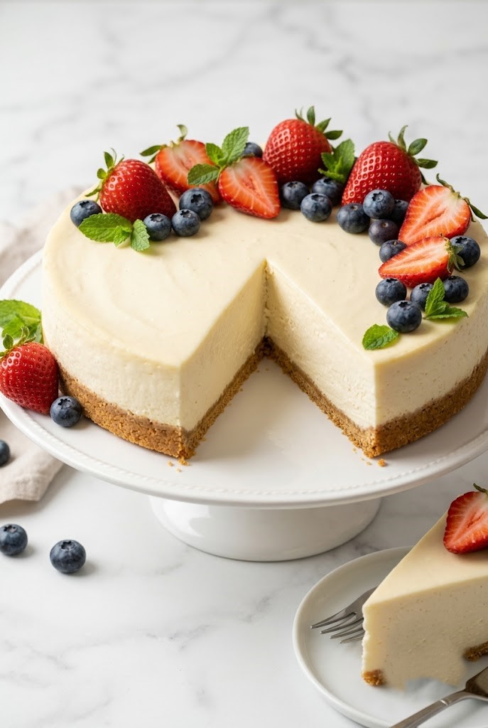 Creamiest No Bake Cheesecake Recipe