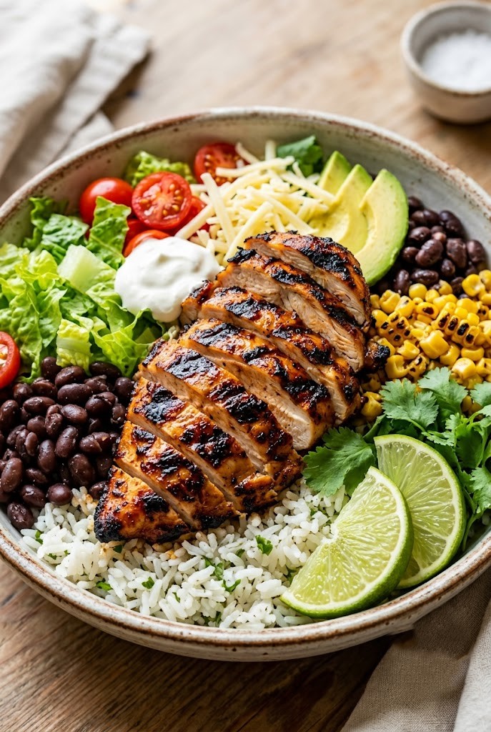 Easy High-Protein Chipotle Chicken and Rice Bowls