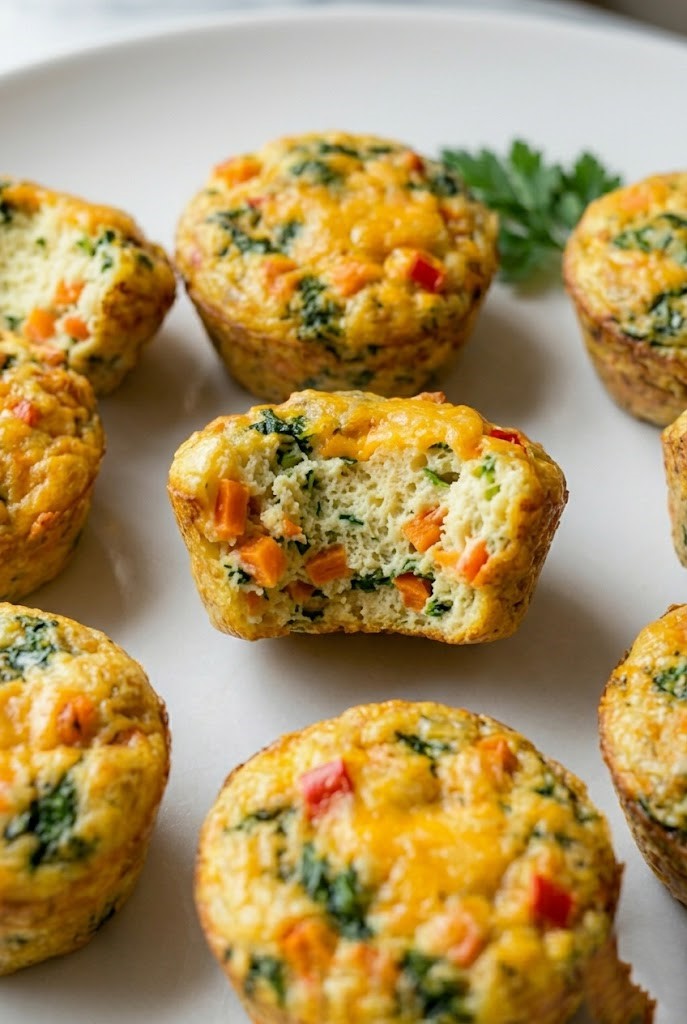 Easy Savory Vegetable Egg Muffins