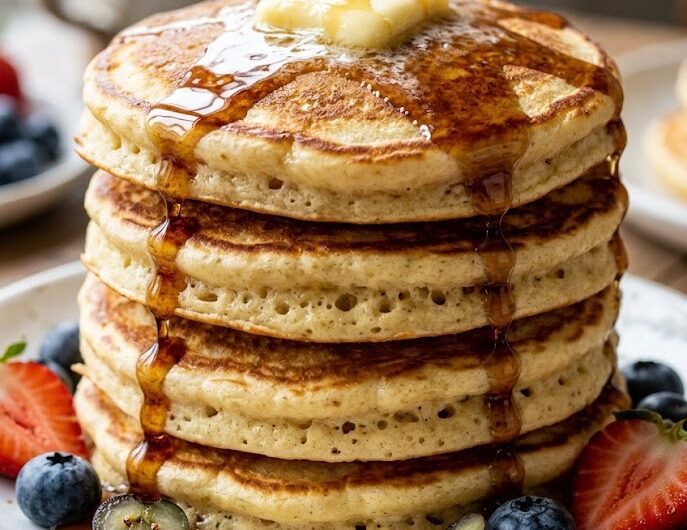 Fluffy Homemade Pancakes Recipe