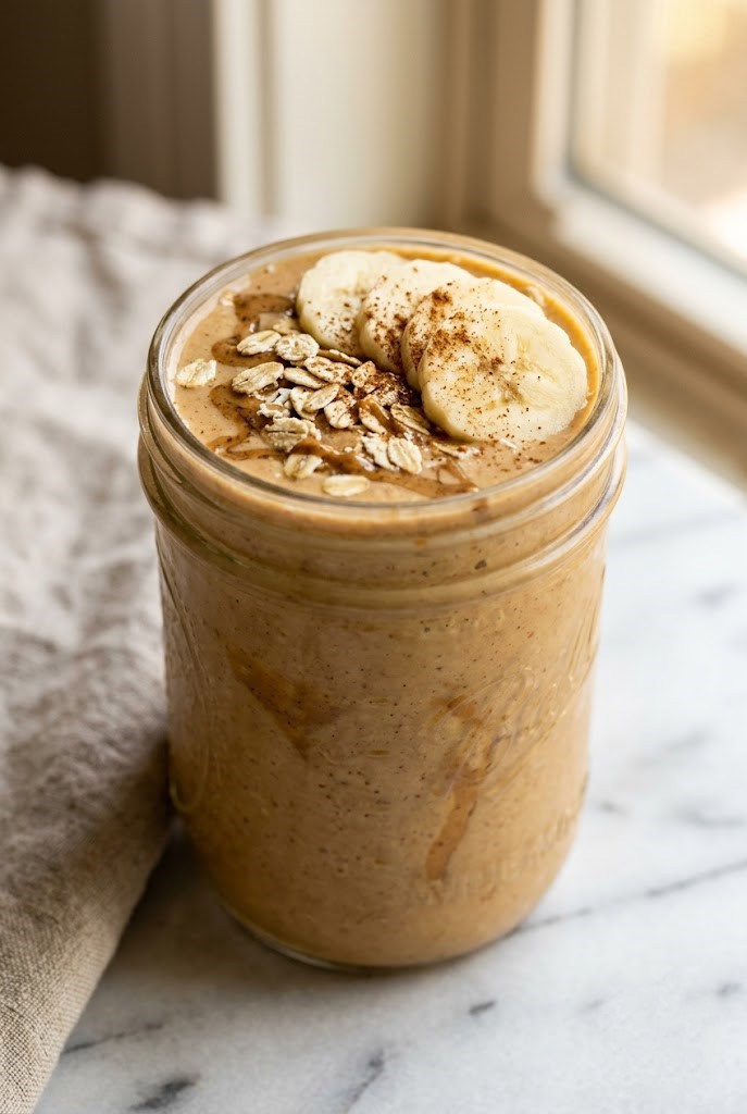Peanut Butter Oatmeal Smoothie