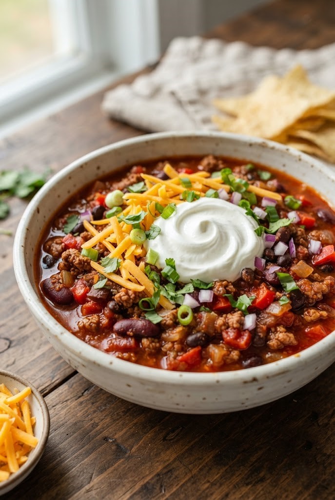 Easy Slow Cooker Chili Recipe