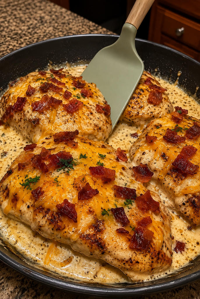 One Skillet Chicken with Cream Cheese
